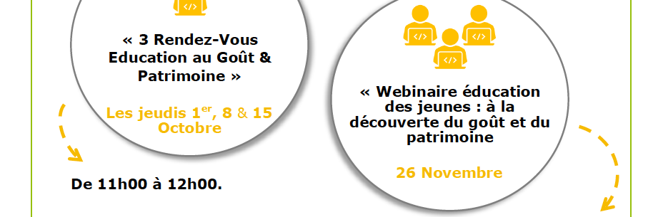 Webinaires "Goût et Patrimoine"